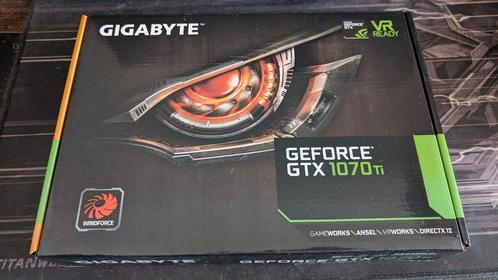 gigabyte GeForce GTX 1070 ti 8gb goed onderhouden, Computers en Software, Videokaarten, Zo goed als nieuw, Nvidia, PCI-Express 3.0