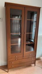 Glazenkast / buffetkast / vitrinekast, Ophalen, 50 tot 100 cm, Zo goed als nieuw, 150 tot 200 cm