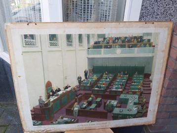 Tweede kamer vergadert, door Rijksspaarbank, antiek, Vintata beschikbaar voor biedingen