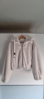 Jas wit fake für van Bershka maat, Maat 38/40 (M), Wit, Zo goed als nieuw, Bershka