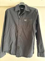 Fred Perry Overhemd Zwart Maat L, Ophalen of Verzenden, Gedragen, Zwart