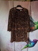Glanzende H&M Jurk - Maat XL, Kleding | Dames, H&M, Bruin, Maat 46/48 (XL) of groter, Nieuw