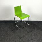 Groene Barkruk - Houten Zitting, 1 kruk, Ophalen, Gebruikt