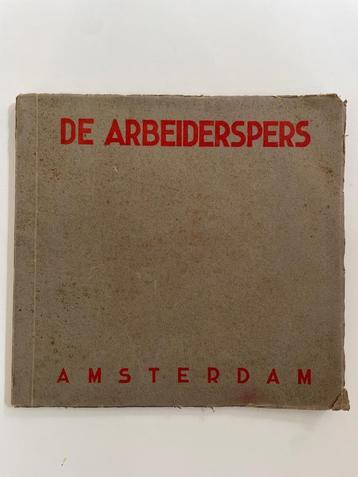 De Arbeiderspers, Amsterdam, bedrijfs fotoboek, 1931, Gispen beschikbaar voor biedingen