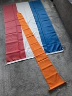 Nederlandse vlag + wimpel, Diversen, Vlaggen en Wimpels, Zo goed als nieuw, Ophalen