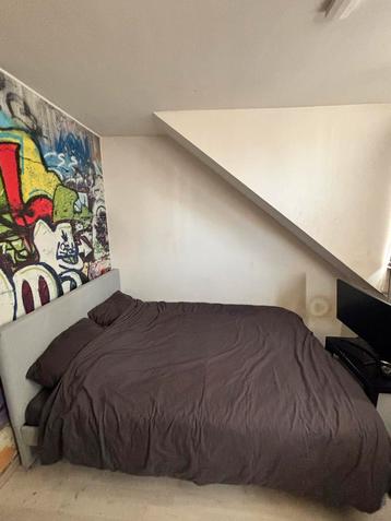 Tweepersoonsbed - Grijze Bedframe 160x200