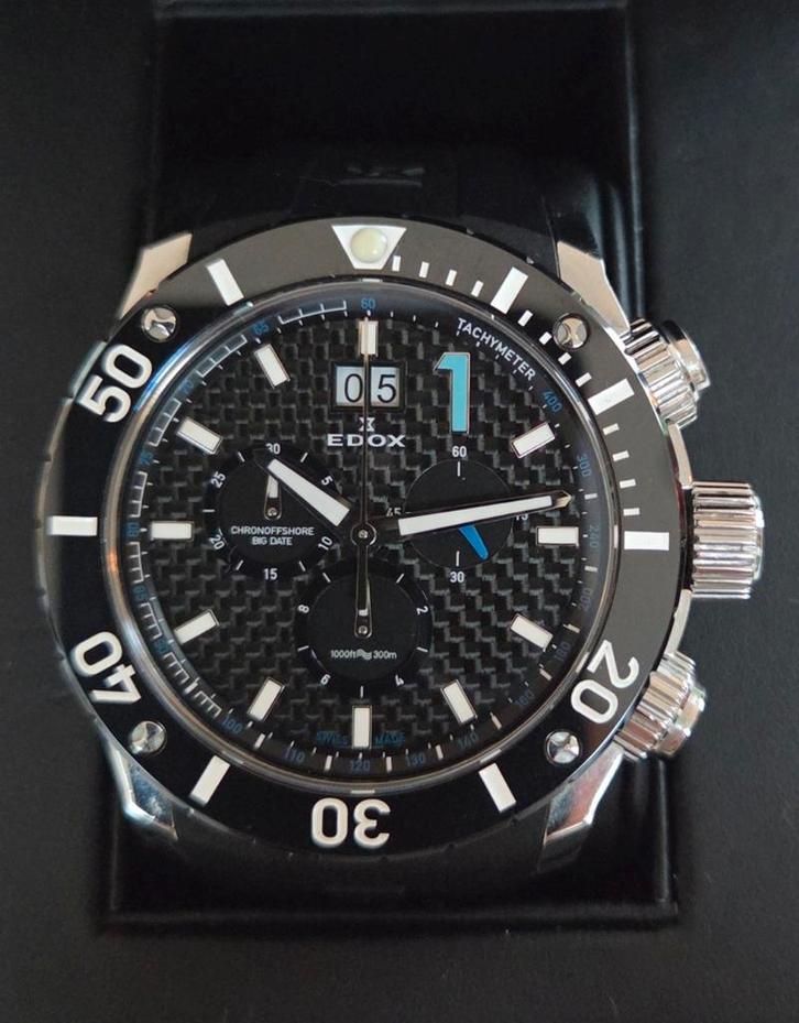 Edox class-1 herenhorloge, Sieraden, Tassen en Uiterlijk, Horloges | Heren, Zo goed als nieuw, Overige merken, Ophalen of Verzenden