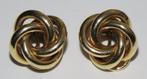 Gouden oorbellen, oorclips, 14 karaat, Verzenden, Zo goed als nieuw, Knopjes of Stekers, Goud