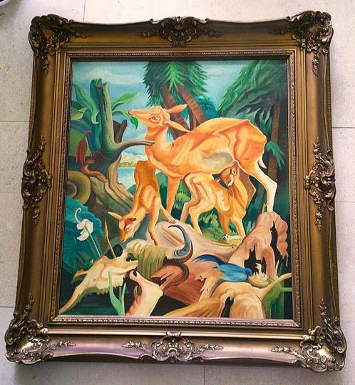 Worden en Vergaan -(Norbertine von Bresslern Roth 1891-1978), Antiek en Kunst, Kunst | Schilderijen | Klassiek, Ophalen