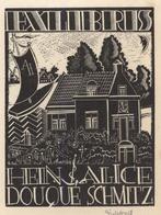 0394 Ex Libris Nederland : Cor de Wolff, 1940, Antiek en Kunst, Verzenden
