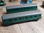 modeltrein Ho triang wagons Engels 2 stuks, Gebruikt, Gelijkstroom, Wagon, Ophalen of Verzenden