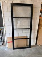 Nieuwe staallook binnendeur met 4 ramen 93x211,5 opd linksdr, Ophalen, 80 tot 100 cm, Binnendeur, Nieuw