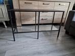 Vittsjö meubels, bruin/zwart met glasplaten, Huis en Inrichting, Tafels | Sidetables, Ophalen, 50 tot 100 cm, Zo goed als nieuw