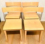 4x Ikea Nordisk Stoelen Door Tina Christensen, Gebruikt, Bruin, Ophalen of Verzenden, Vier