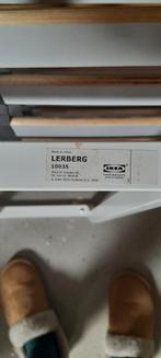 Lerberg Ikea witte schragen 2x zgan, Huis en Inrichting, Bureaus, Zo goed als nieuw, Ophalen