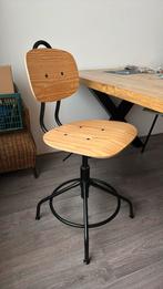 Kullaberg bureaustoel ikea grenen zwart als nieuw, Huis en Inrichting, Bureaustoelen, Ophalen, Zo goed als nieuw, Zwart, Bureaustoel