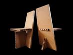 Fraaie Dutch design conceptuele green panel design stoelen, Huis en Inrichting, Stoelen, Ophalen, Gebruikt, Overige materialen
