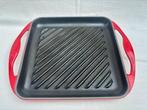 Creuset - Grillplaat Vierkant Laag in Geëmailleerd Gietijzer, Huis en Inrichting, Keuken | Potten en Pannen, Verzenden, Gietijzer