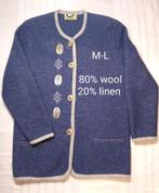 Authentieke Woll-Linnen Jas-Vest voor Dames (M-L), Kleding | Dames, Ophalen of Verzenden, Zo goed als nieuw
