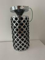 Plafondlamp zilver met zwarte kralen, Ophalen