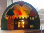 Houten Kinderkamer Lamp - Kasteel Design De Noest, Ophalen, Zo goed als nieuw, Lamp