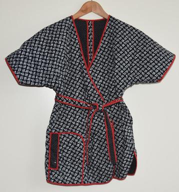 Omkeerbare kimono jasje blazer boho S / M polkadots beschikbaar voor biedingen