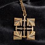 Sarpaneva ketting hanger Finland brons, Ophalen, Gebruikt, Bruin, Overige materialen