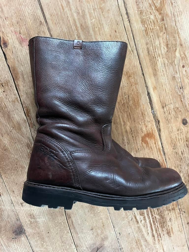 Meindl Wagrain leren (sneeuw) laarzen - Maat 42, Kleding | Dames, Schoenen, Gedragen, Hoge laarzen, Bruin, Ophalen of Verzenden