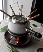 Retro elektrisch fonduestel, Ophalen of Verzenden, Gebruikt, Elektrisch, Fonduepan