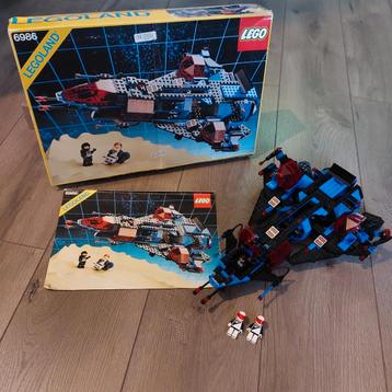Vintage classic space lego set 6986 (Mission Commander) beschikbaar voor biedingen