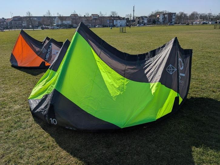 Ventum Xcite V2 10m2, Watersport en Boten, Kitesurfen, Gebruikt, Kite, 10 m², Geen board, Ophalen of Verzenden