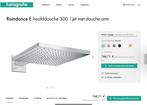 NIEUW HANSGROHE REGENDOUCHE SET CHROOM COMPLEET ZIE FOTO’S, Doe-het-zelf en Verbouw, Sanitair, Nieuw, Douche, Rvs, Ophalen of Verzenden