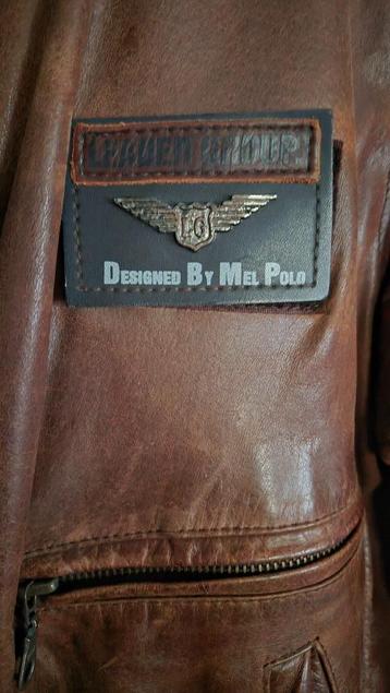 Leren heren jas maat 3XL beschikbaar voor biedingen