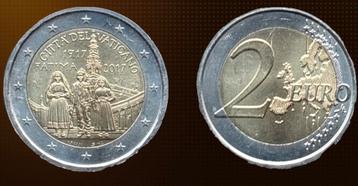 2 Euro Vaticaanstad 2017 Fatima ( UNC) beschikbaar voor biedingen