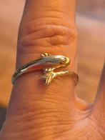 14 karaat   gouden ring maat 17, Ophalen of Verzenden, Zo goed als nieuw, 17 tot 18, Dame