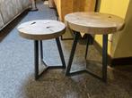 Bijzettafel set Grey mix, Minder dan 55 cm, Rond, Nieuw, Hout