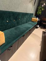 Eetkamerbank met lades + NoFruit kussen, Huis en Inrichting, Banken | Bankstellen, Ophalen, Strak en huiselijk, 250 tot 300 cm