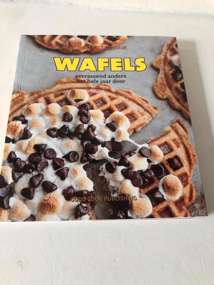 Wafels - verrassend anders het hele jaar door!, Boeken, Kookboeken, Zo goed als nieuw, Taart, Gebak en Desserts, Nederland en België