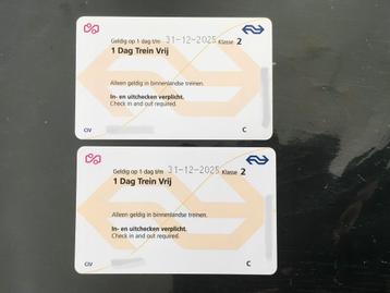 NS Dagkaart 1 dag onbeperkt reizen door heel NL ook in spits beschikbaar voor biedingen