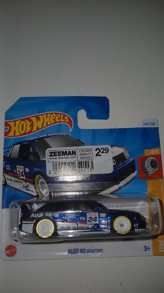 Hot Wheels Audi 90 Quattro Super Treasure Hunt, Hobby en Vrije tijd, Modelauto's | 1:18, Nieuw, Auto, Hot Wheels, Ophalen