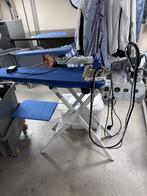 2 stuks Industriële strijktafel met ingebouwde ketel, Ophalen, Zo goed als nieuw, Strijkijzer met snoer