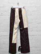 Erika Cavallini - Imitatieleren broek maat 34 - Nieuw €365, Bruin, Nieuw, Ophalen of Verzenden, X