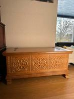 Dekenkist, Huis en Inrichting, Woonaccessoires | Kisten, Ophalen, Minder dan 50 cm, 100 tot 150 cm, Eikenhout