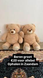 Beren groot 60-70 cm, Ophalen, Zo goed als nieuw, Stoffen beer, Overige merken