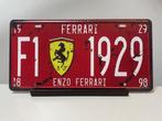 Ferrari metalen reclamebord (Old Look), Ophalen of Verzenden, Nieuw, Auto's