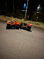Mini quad en motor, Ophalen, Zo goed als nieuw, 49 cc, Pitbike