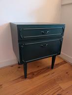 Small green cabinet /night stand/ Nachtkastje, Ophalen, Gebruikt