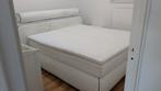 Boxspring bed 180x200, Huis en Inrichting, Slaapkamer | Boxsprings, Ophalen, Gebruikt, Wit, Tweepersoons