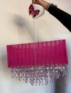 Hanglamp roze, Huis en Inrichting, Lampen | Hanglampen, Ophalen, Zo goed als nieuw, Minder dan 50 cm