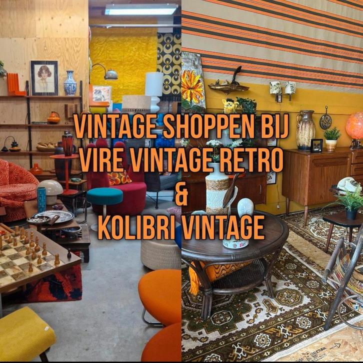 Zaterdag open retro vintage design, Verzamelen, Retro, Huis en Inrichting, Ophalen of Verzenden